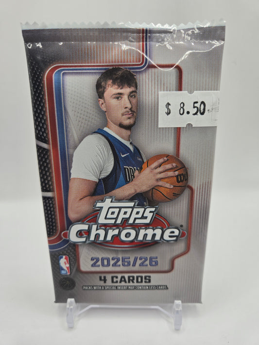2025 Topps Chrome NBA Pack
