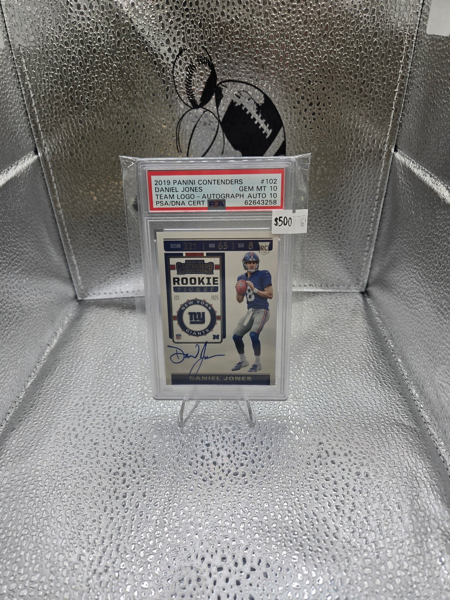 PSA 10 AUTO 10 Daniel Jones 2019 Panini Contenders RC