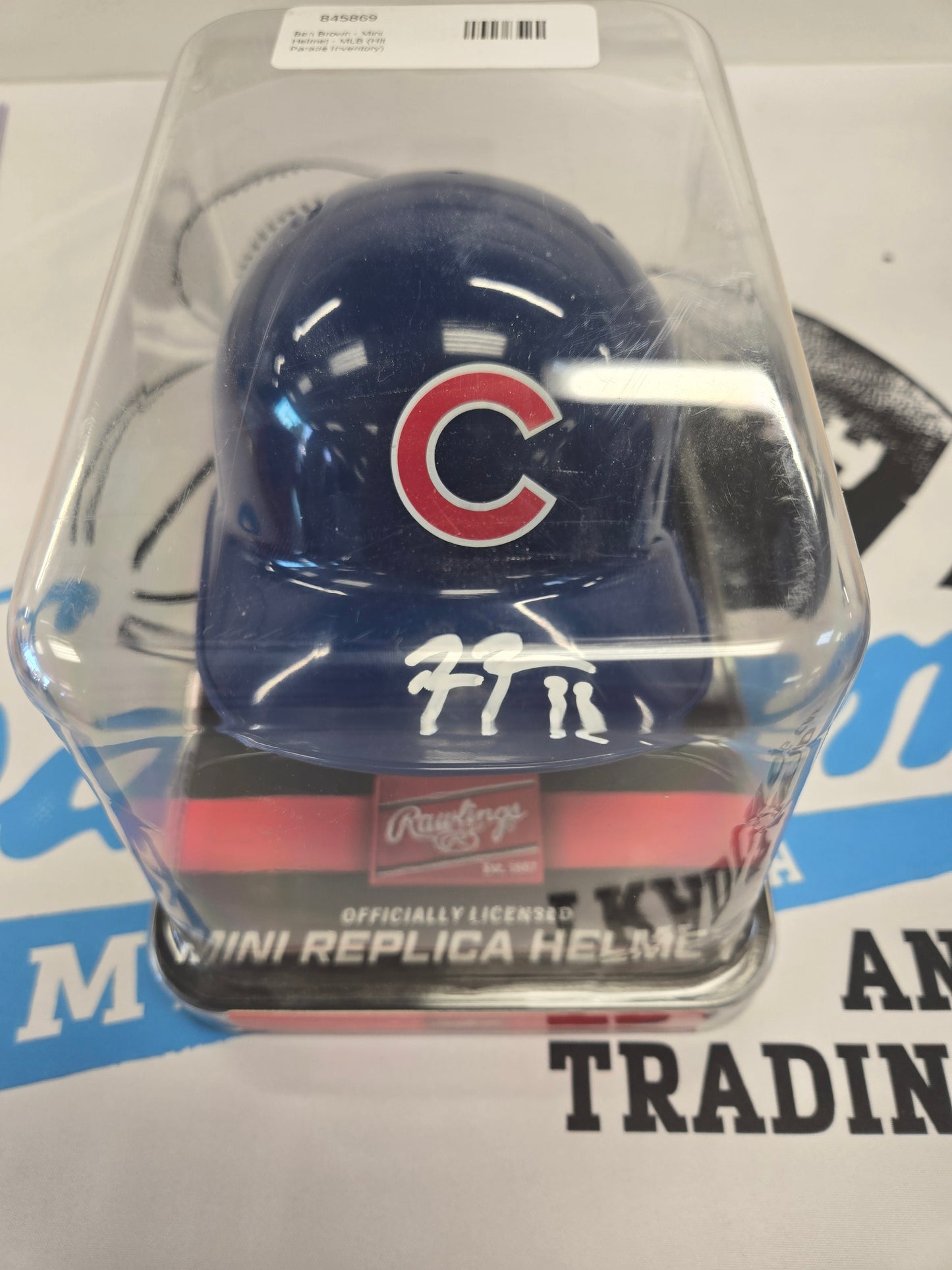 Ben Brown Autographed Mini Helmet