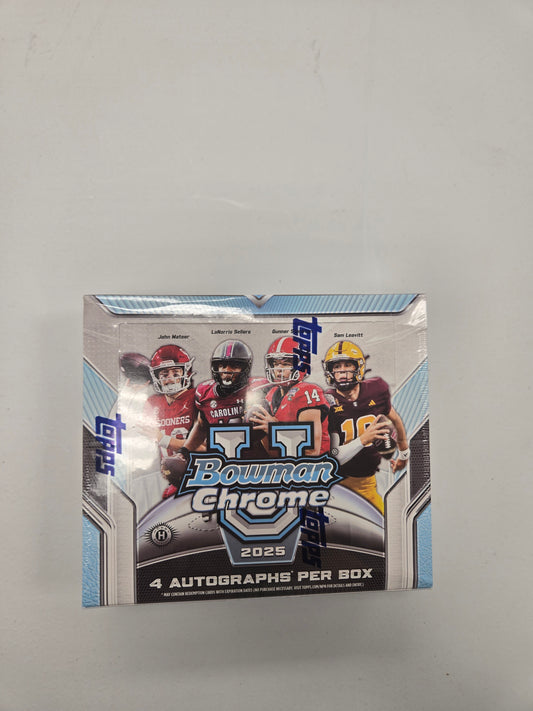 2025 Bowman Chrome U Football Jumbo