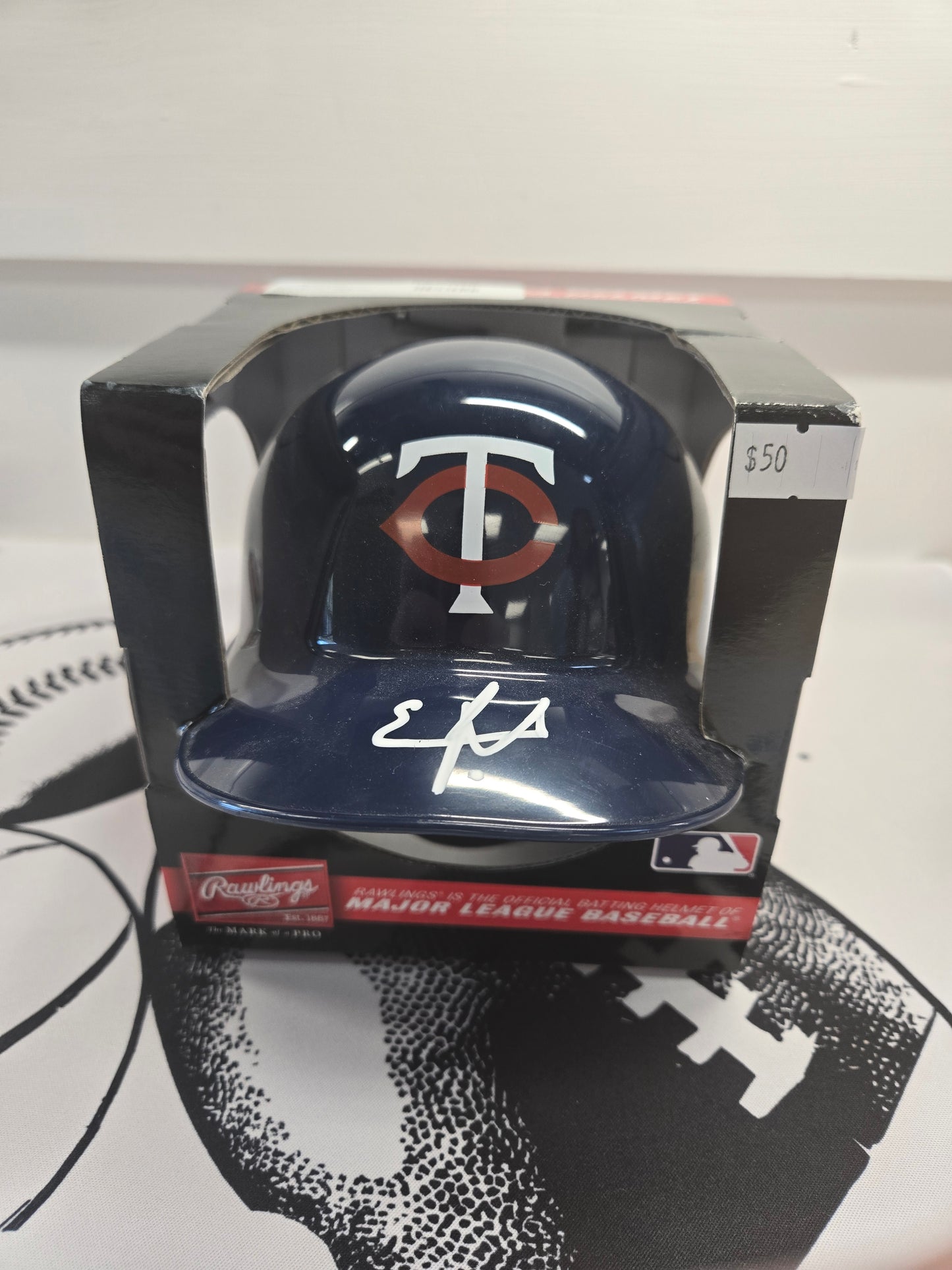 Emmanuel Rodriguez Autographed Mini Helmet