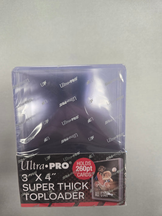 Ultra Pro 3x4 Super Thick Toploader 260pt (10 count)