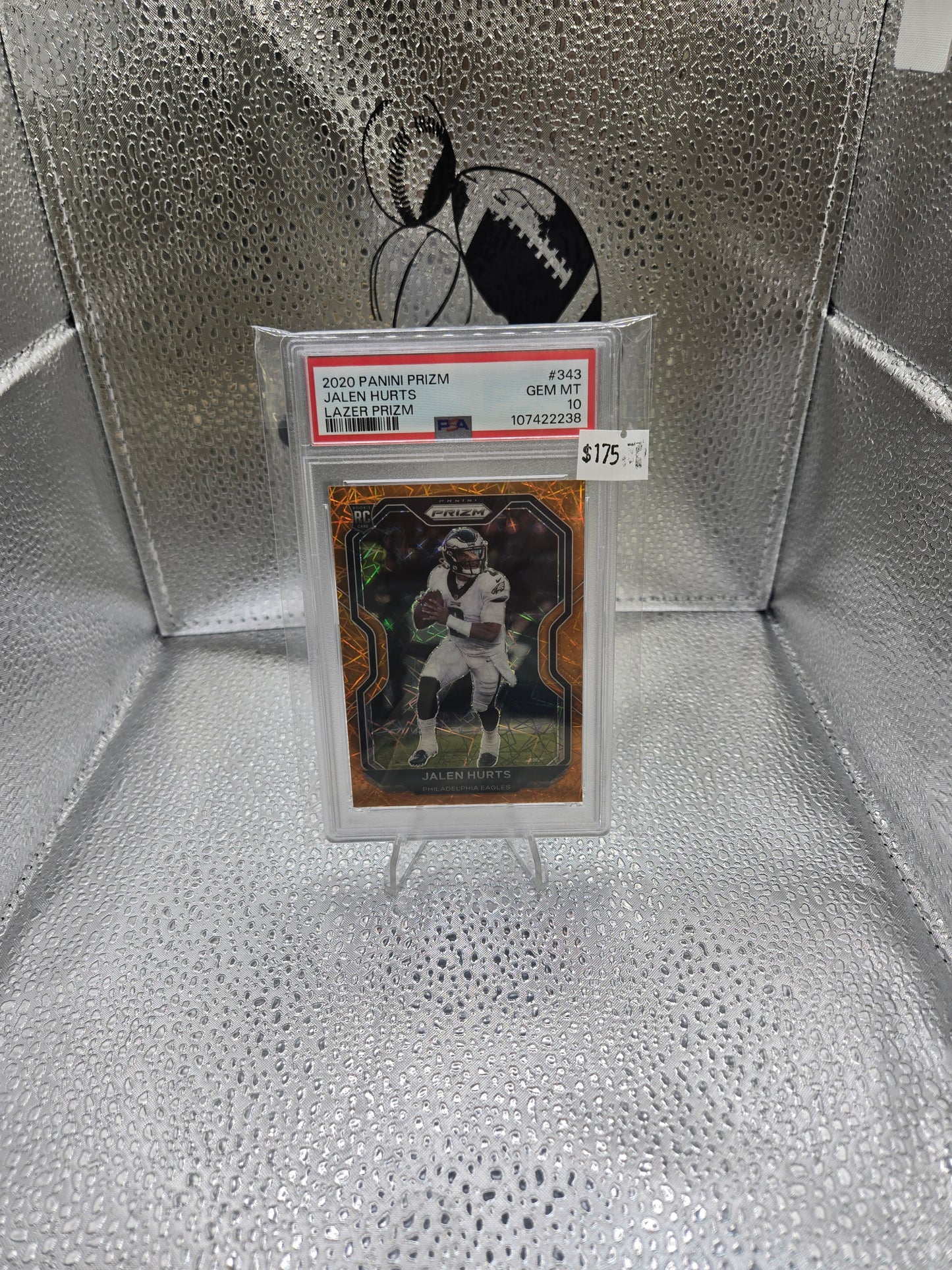 PSA 10 Jalen Hurts 2020 Panini Prizm Lazer Prizm #343
