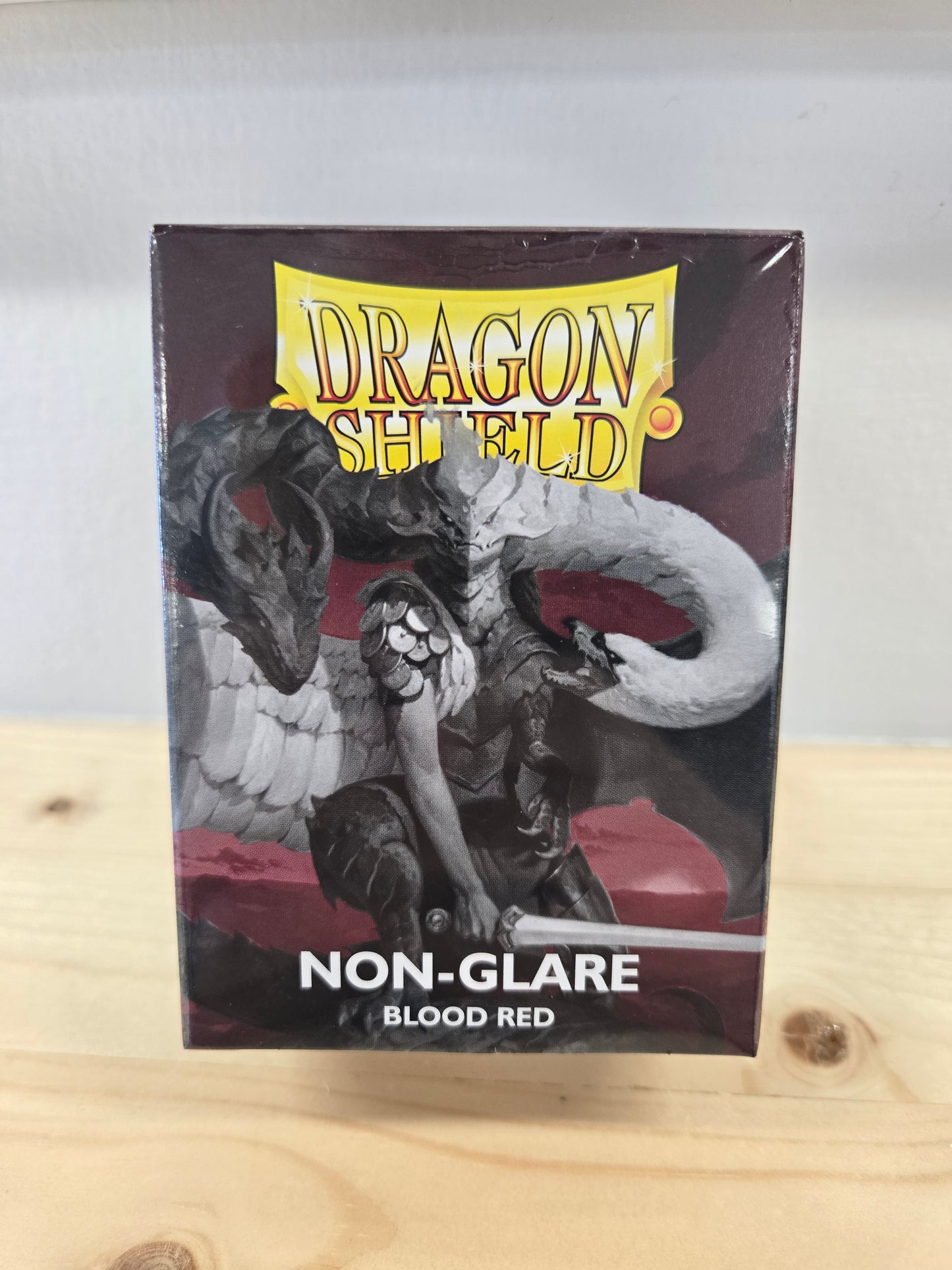 Dragon Shield Non-Glare Blood Red 100ct