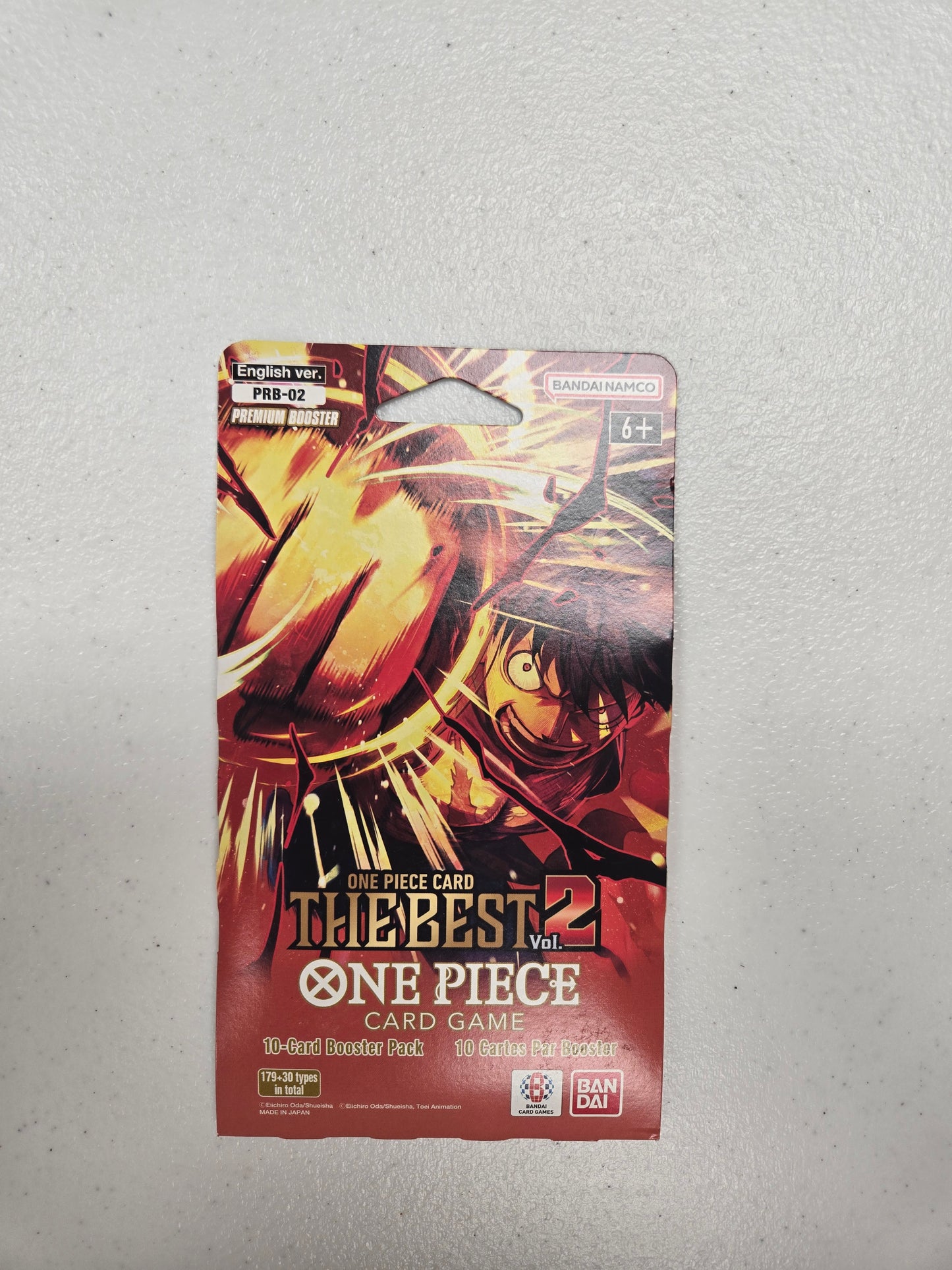 One Piece The Best Vol.2 10-Card Blister Pack