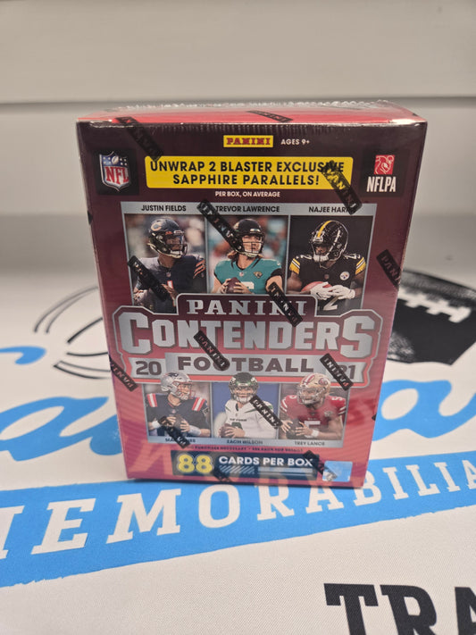 2021 NFL Football Panini Contenders Blaster Box Exclusive