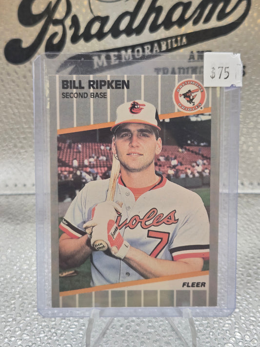 1989 Fleer Bill Ripken FF Misprint