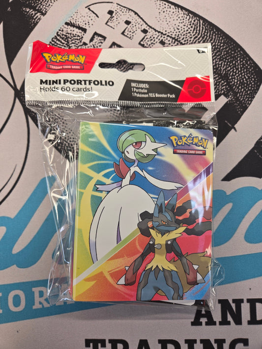 Pokémon Mini Portfolio ( Includes one Mega Evolution Booster Pack)