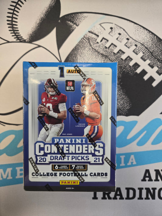2021 Panini Contenders Draft Picks College Football Blaster Box