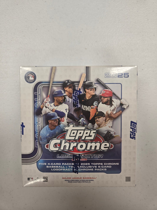 2025 Topps Chrome Baseball Logofractor Edition Box