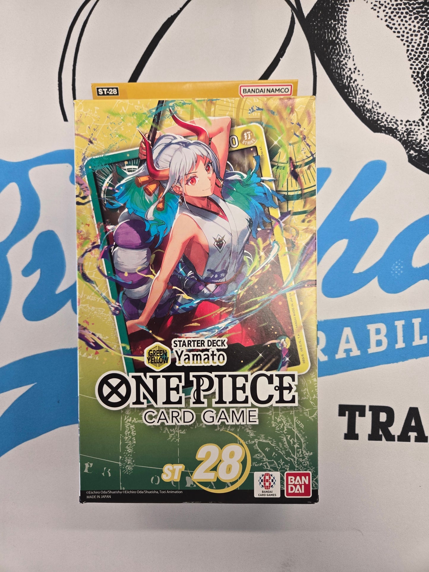 One Piece Green Yellow Starter Deck 28 Yamato ST-28 OP-11 Booster Included New