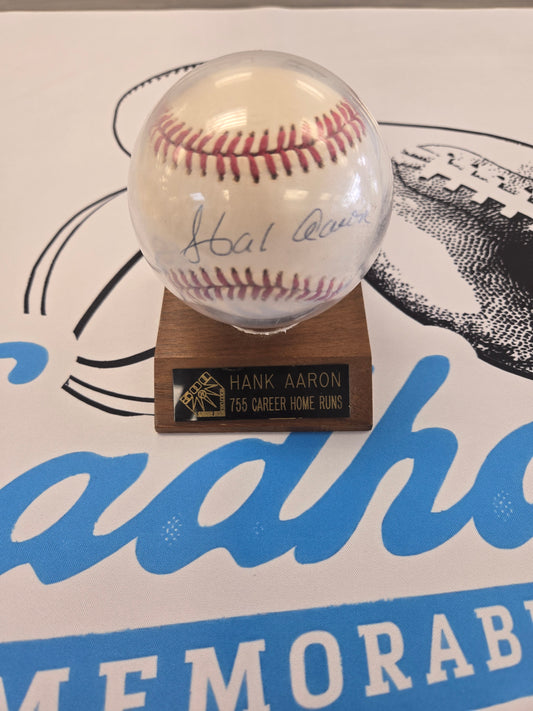 Hank Aaron Autograph